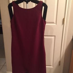 Banana Republic dress. Size 8. Color wine.